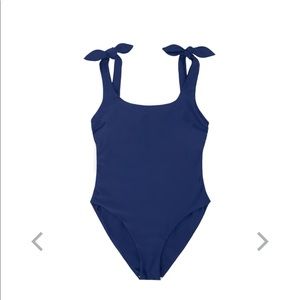 Minnow Navy Tie Knot One Piece L